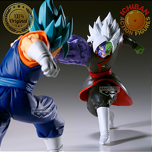 [PRÉ-VENDA OUTUBRO/26 - 50%] VEGETTO BLUE VS ZAMASU FUNDIDO MATCH MAKERS DRAGON BALL BANPRESTO 100% ORIGINAL LACRADO