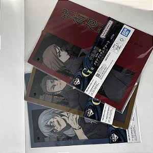 PASTA ALEATÓRIA + CARTELA DE ADESIVOS JUJUTSU KAISEN ICHIBAN KUJI LETRA G 100% ORIGINAL LACRADO