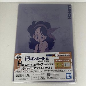 PASTA DUPLA BULMA DRAGON BALL LETRA H ICHIBAN KUJI BANDAI 100% ORIGINAL
