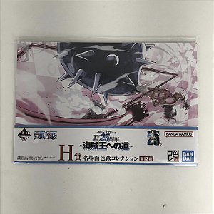 PÔSTER CAPA DURA ONE PIECE ICHIBAN KUJI LETRA H BANDAI 100% ORIGINAL LACRADO