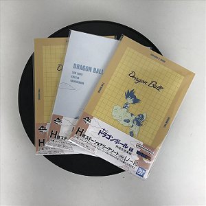 CADERNO ALEATÓRIO DRAGON BALL ICHIBAN KUJI BANDAI 100% ORIGINAL