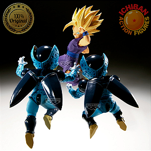 [PRÉ-VENDA NOVEMBRO/26 - 50%] GOHAN SSJ2 VS CELL JR. DRAGON BALL Z MATCH MAKERS BANPRESTO 100% ORIGINAL LACRADO