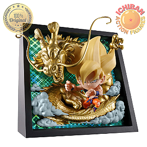 [PRÉ-VENDA NOVEMBRO/26 - 50%] MINI QUADRO DRAGON BALL SUPER ED. COMEMORATIVA 10 ANOS BANPRESTO 100% ORIGINAL LACRADO