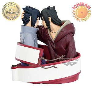 [PRÉ-VENDA DEZEMBRO/26 - 50%] MINI BUSTO ITACH IE SASUKE BROTHERS NARUTO SHIPPUDEN BANPRESTO 100% ORIGINAL