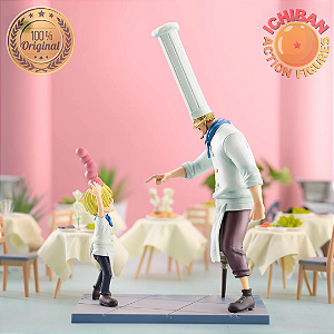 SANJI KID E CHEFE ZEFF ONE PIECE REVIBLE MOMENT ICHIBAN KUJI BANDAI 100% ORIGINAL
