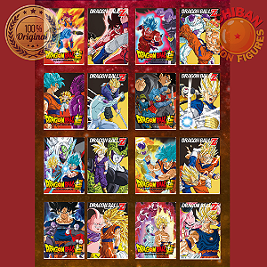 PÔSTER A4 ALEÁTORIO DRAGON BALL SUPER ICHIBAN KUJI LETRA I BANDAI 100% ORIGINAL