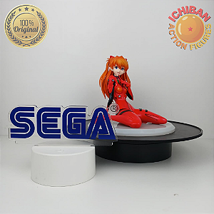 ASUKA LANGLEY SENTADA NEON GENESIS EVANGELION LPM SEGA 100% ORIGINAL LACRADO