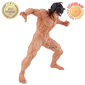 [PRÉ-VENDA JANEIRO/27 - 50%] EREN YEAGER TITAN ATACK ON TITAN MAXIMATIC BANPRESTO 100% ORIGINAL