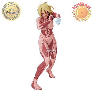 [PRÉ-VENDA JANEIRO/27 - 50%] ANNIE LEONHART TITAN FÊMEA TITAN ATACK ON TITAN MAXIMATIC BANPRESTO 100% ORIGINAL