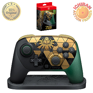 [PRÉ-VENDA NOVEMBRO/26 - 50%] CONTROLE PRO NINTENDO SWITCH 2 PRO EDIÇÃO 40º ANIVERSÁRIO DE THE LEGEND OF ZELDA