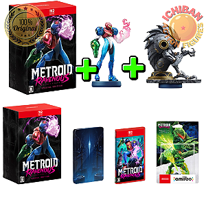 [PRÉ-VENDA FEVEREIRO/27 - 50%] METROID RAVENOUS EDIÇÃO DE COLECIONADOR +2 AMIIBOS EXTRAS NINTENDO SWITCH 2