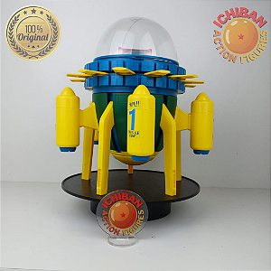 MAQUINA DO TEMPO TRUNKS DRAGON BALL Z BANDAI 100% ORIGINAL SEM CAIXA MONTADA CUPULA TRINCADA