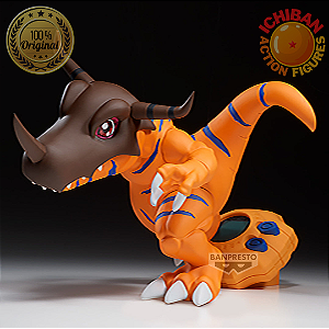 [PRÉ-VENDA MARÇO/27 - 50%] GREYMON COM BASE DE DIGIVICE DIGIMON BANPRESTO 100% ORIGINAL
