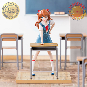 [PRÉ-VENDA MARÇO/27 - 50%] ASUKA LANGLEY SORYU COLEGIAL EVANGELION SEGA 100% ORIGINAL