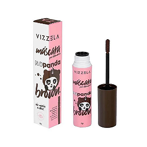 Máscara Para Cílios Marrom  No Panda Brown Vizzela