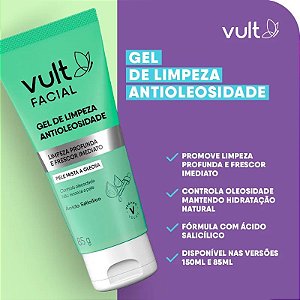 Gel De Limpeza Antioleosidade 85g Vult