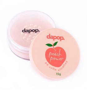 Pó Solto Ultrafino Peach Power Pêssego Dapop