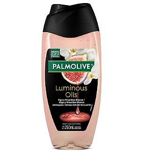 Palmolive Luminous Oils Figo e Orquídea Branca Sabonete líquido corporal Sensação Refrescante 250mL
