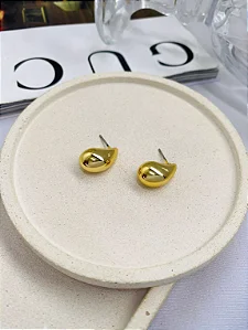 Brinco Dourado Gota P