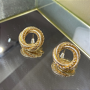 Brinco Dourados Entrelaçados