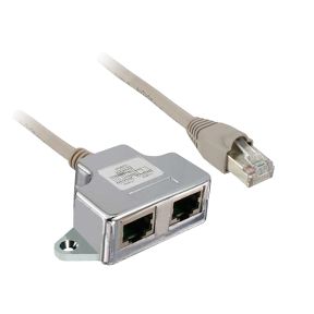 Schneider VW3A8306R10 RJ45 to RJ45 Cable 1 M Used w/Schneider Drives & HMI Modbus Serial via RJ48 Schneider VW3A8306R10 RJ45 to RJ45 Cable 1 M Used w/Schneider Drives & HMI Modbus Serial via RJ48