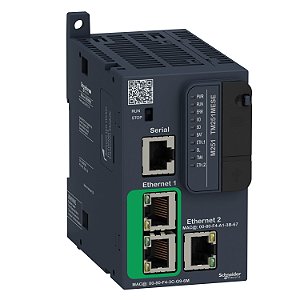 TM251MESE - CONTROLADOR LÓGICO PROGRAMÁVEL MODBUS TCP/ETHERNET IP/OPC UA 24 VDC