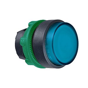 ZB5AH063 - CABECOTE BOTÃO NORMAL C/RETENCAOP/LED AZ