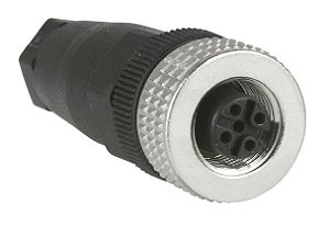 CONECTOR M12 SCHNEIDER RETO 4 PINOS - XZCC12FDM40B