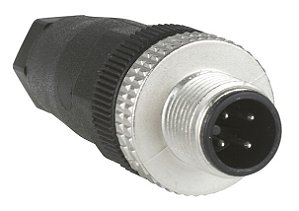 CONECTOR MACHO M12 SCHNEIDER RETO 4 PINOS - XZCC12MDM40B