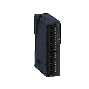 MÓDULO DE ENTRADAS ANALÓGICAS DE TEMPERATURA 8 ENTRADAS 16 BITS 24 VDC PTC/NTC/TERMOPARES J/K/R/S/B/T/N/E/C TERMINAL PARAFUSO - TM3TI8T