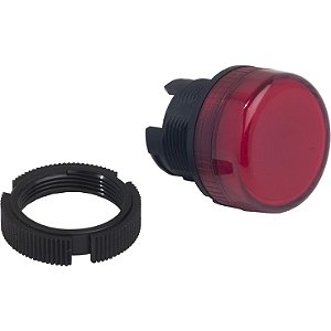 CABEÇOTE PARA SINALIZADOR MODULAR modular Ø22mm PLÁSTICO, PRA LÂMPADA BA9s, VERMELHO - ZA2BV04