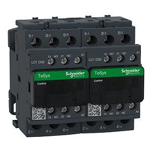 CHAVE REVERSORA TRIPOLAR 32A 1NA+1NF 220VCA - LC2D32M7