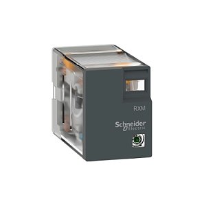 RELÉ DE INTERFACE BÁSICO, 2NAF, 5A, COM LED DE INDICAÇÃO, 230VCA - RXM2LB2P7