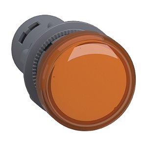 SINALIZADOR Ø22mm PLÁSTICO, LED, ÂMBAR, 110VCA/CC - XA2EVF5LC