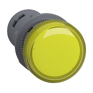 SINALIZADOR Ø22mm PLÁSTICO, LED, AMARELO, 220VCA - XA2EVM8LC