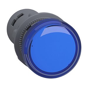 SINALIZADOR Ø22mm PLÁSTICO, LED, AZUL, 220VCC - XA2EVMD6LC