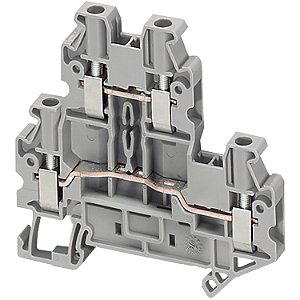 CONECTOR PARAFUSO 2 NIVEIS 2.5MM2 4 PONTOS CINZA - NSYTRV24D