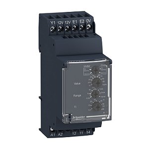 Relé de controle e medição de velocidade, dupla função, 1NAF, 5A, 24...240VCA/CC - RM35S0MW