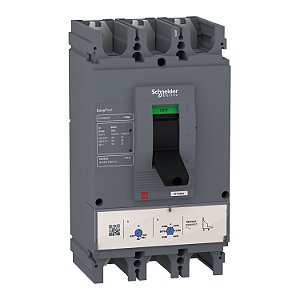 Disjuntor, EasyPact CVS630F, 36kA a 415VAC, 630A, unidade de disparo TMD, 3P 3d - LV563307
