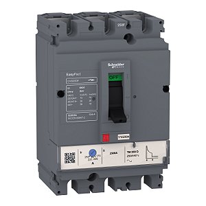 Disjuntor Easypact CVS 25kA 3P 3d 250A - LV525303