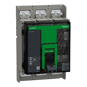 Disjuntor Caixa Moldada ComPacT NS800N 50kA 3P 800A Fixo Micrologic 2.0 - C080N320FM