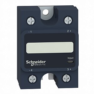 Relé de estado sólido para montagem em painel, 10A, comutação de tensão zero, dissipador de calor, entrada 3...32VCC, saída 24...300VCA - SSP1A110BDT