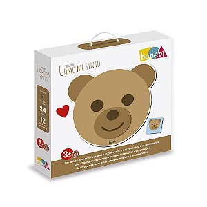 Brinquedo Educativo De Madeira Como Me Sinto Ursinho Babebi