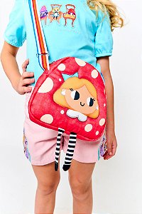 BOLSA JARDIM DE MARAVILHAS VERMELHO  - ALPHABETO