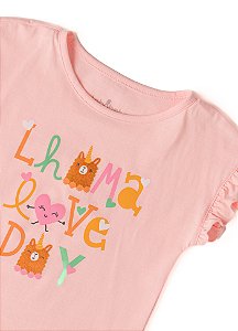 BLUSA LHAMACORNIO ROSA - ALPHABETO