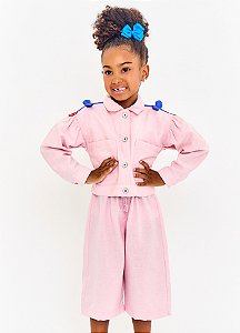 JAQUETA COLOR FLOR ROSA  - ALPHABETO