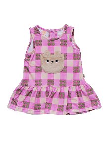 VESTIDO URSINHOS FOFINHOS VIOLACIO  - Alphabeto