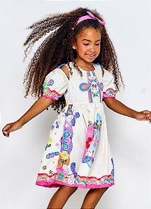 VESTIDO NAS ALTURAS OFF WHITE - Alphabeto