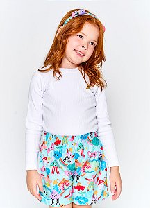 BLUSA MANGA COMPRIDA BRANCA - ALPHABETO