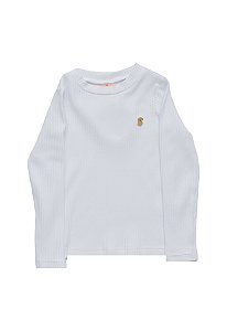 BLUSA MANGA COMPRIDA BRANCA  - ALPHABETO